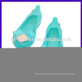Mode Dame PVC-Gelee Schuhe PVC-Schuhe Herstellung Kunststoff Gelee Bohnen Schuhe